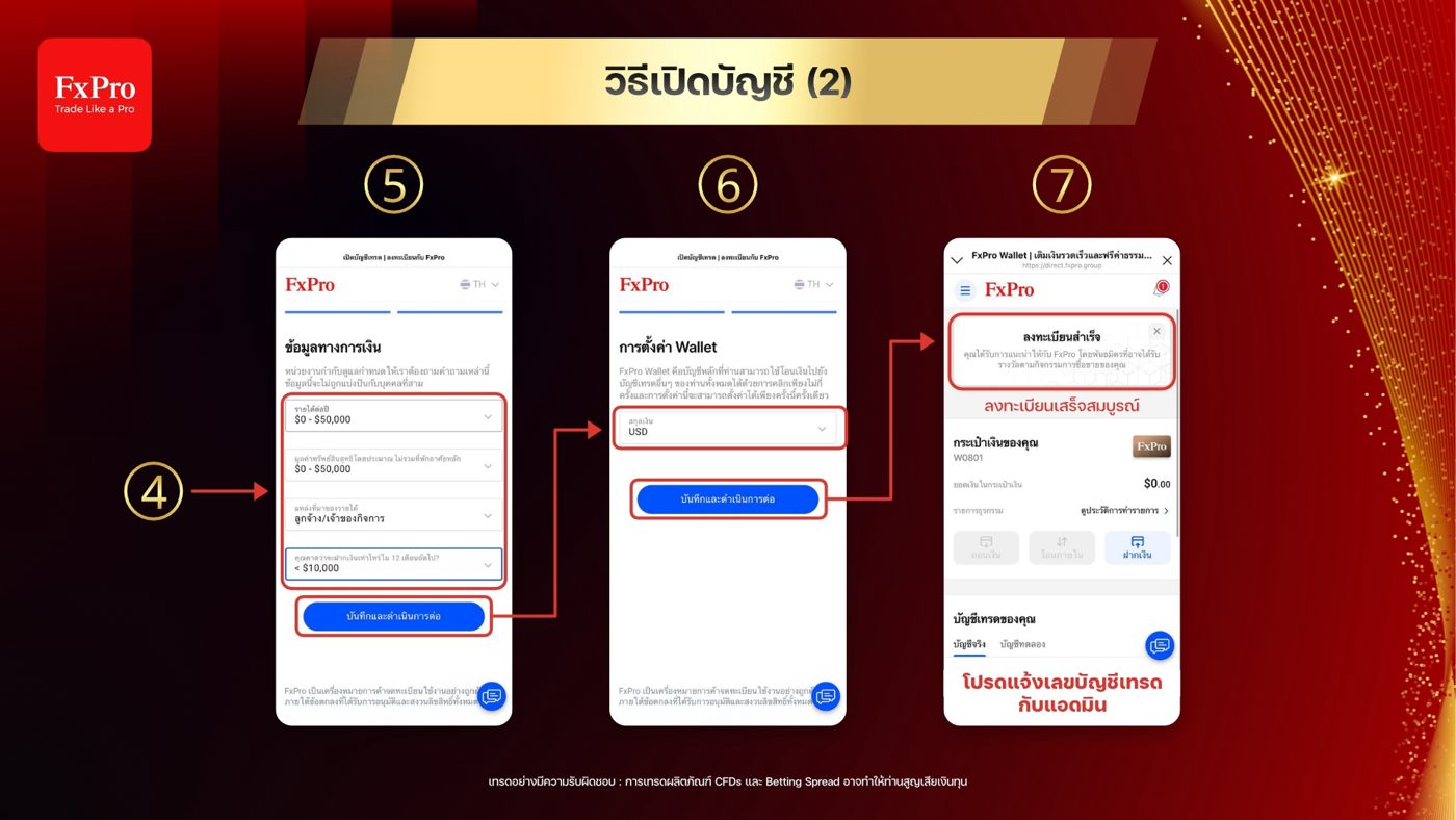เปิดบัญชี ขั้นที่ 5-7